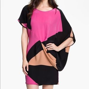 Trina Turk Silk Blouson Dress